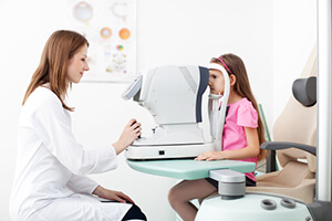 Child Having an Eye Exam