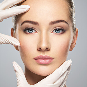 Woman About to Have Cosmetic Surgery